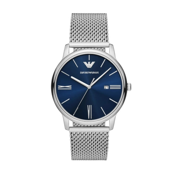 Emporio Armani Three-Hand Mesh Date Watch AR11571