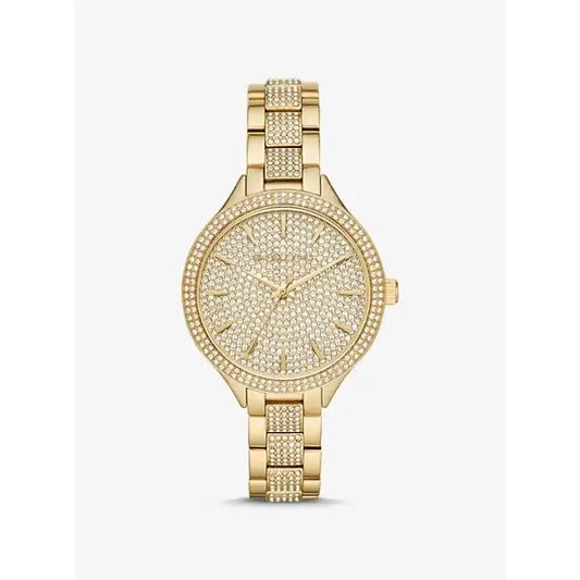 Michael Kors Three-Hand Gold-Tone Women's Watch MK3632 - TRENDY WATCHES