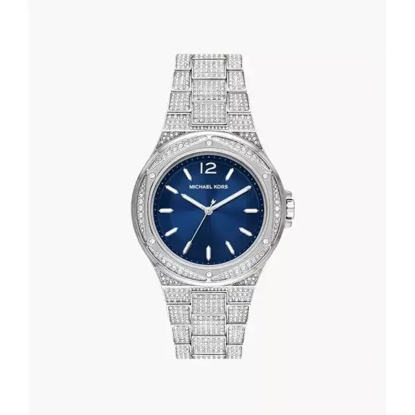Michael Kors Lennox Three-Hand Stainless Steel Watch MK6990 - TRENDY WATCHES