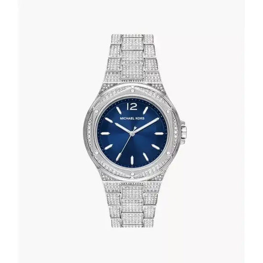 Michael Kors Lennox Three-Hand Stainless Steel Watch MK6990 - TRENDY WATCHES