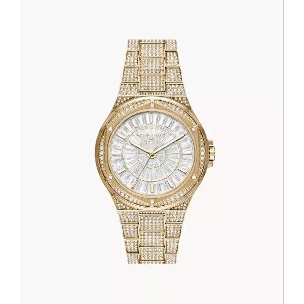 Michael Kors Lennox Three-Hand Gold-Tone Watch MK6991 - TRENDY WATCHES