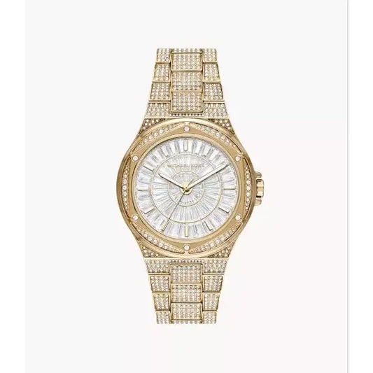 Michael Kors Lennox Three-Hand Gold-Tone Watch MK6991 - TRENDY WATCHES