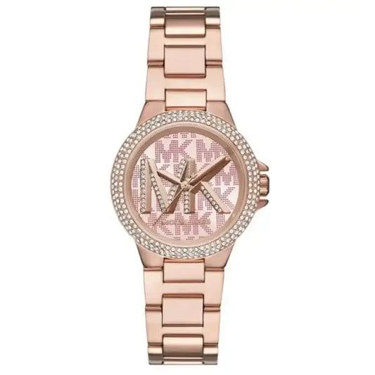 Michael Kors Camille Three-Hand Rose Gold-Tone Stainless Steel Watch MK7197 - TRENDY WATCHES