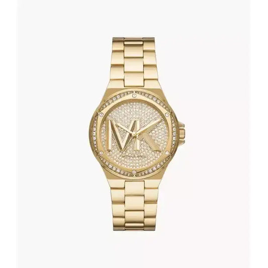 Michael Kors Lennox Three-Hand Gold-Tone Watch MK7229 - TRENDY WATCHES