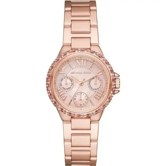 Michael Kors Mini Camille Multifunction Rose Gold-Tone Watch MK7273 - TRENDY WATCHES