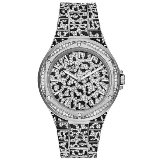 Michael Kors Animal Pave Two-Tone Ladies Watch MK7408 - TRENDY WATCHES