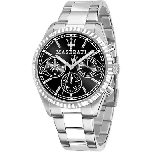 Maserati Competizione Chronograph Black Dial Men's Watch R8853100014 - TRENDY WATCHES