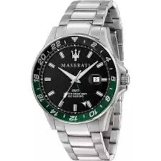 Maserati Sfida Stainless Steel Quartz Watch with GMT R8853140005 - TRENDY WATCHES