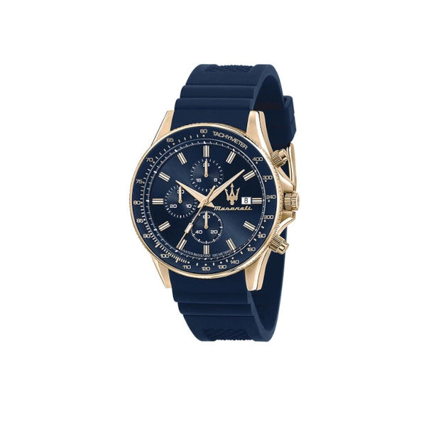 Maserati Sfida Blue Gents Chronograph Date Watch