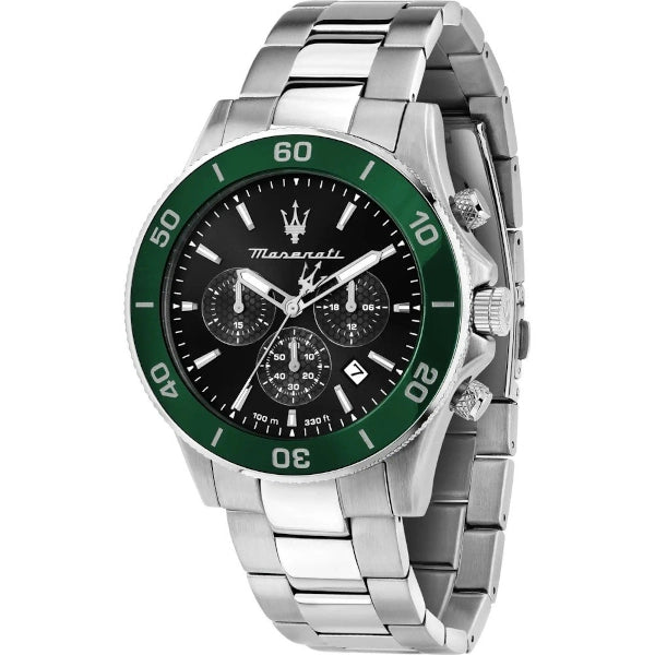 Maserati Competizione Diver Steel Chronograph Date Watch R8873600008