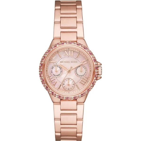 Michael Kors Mini Camille Multifunction Rose Gold-Tone Watch MK7273