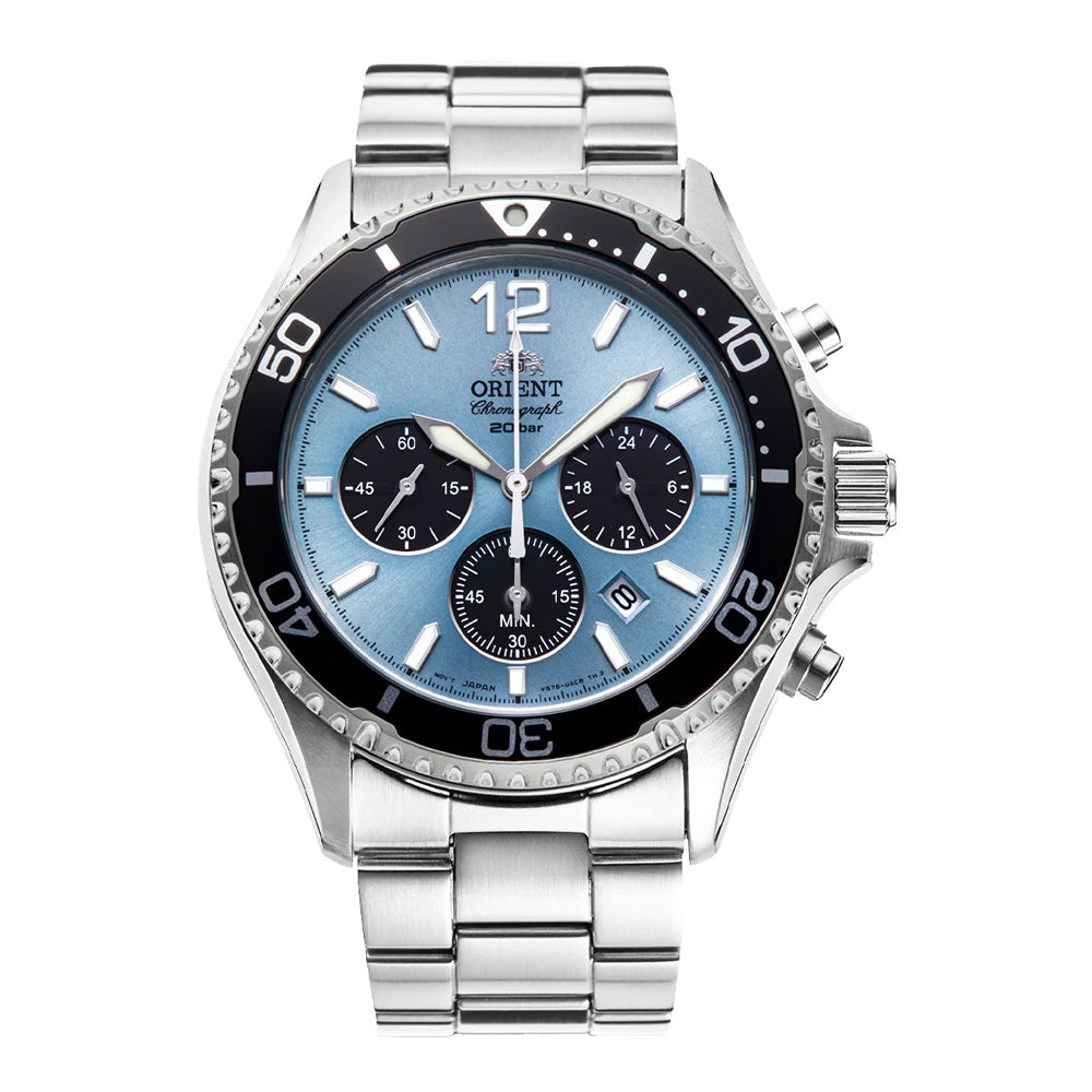 Orient Mako Solar Powered RA-TX0206L10B Men's Watch Chronograph