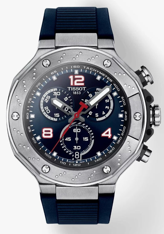 Tissot T-Race Chronograph Blue Dial Quartz Men's Watch T141.417.17.047.00