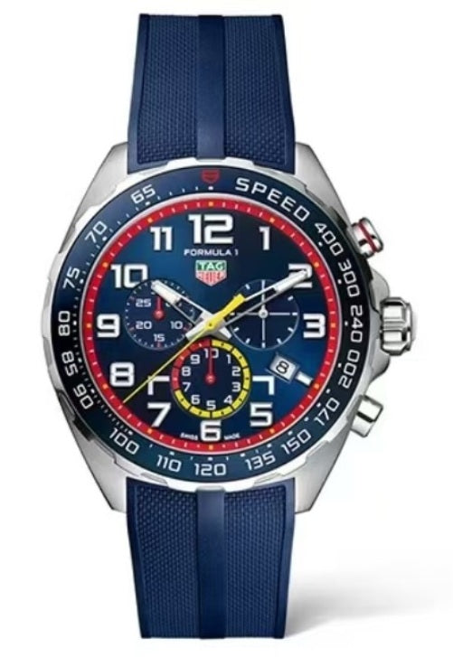 Tag Heuer Formula 1 Chronograph x Red Bull Quartz Watch Rubber CAZ101AL.FT8052